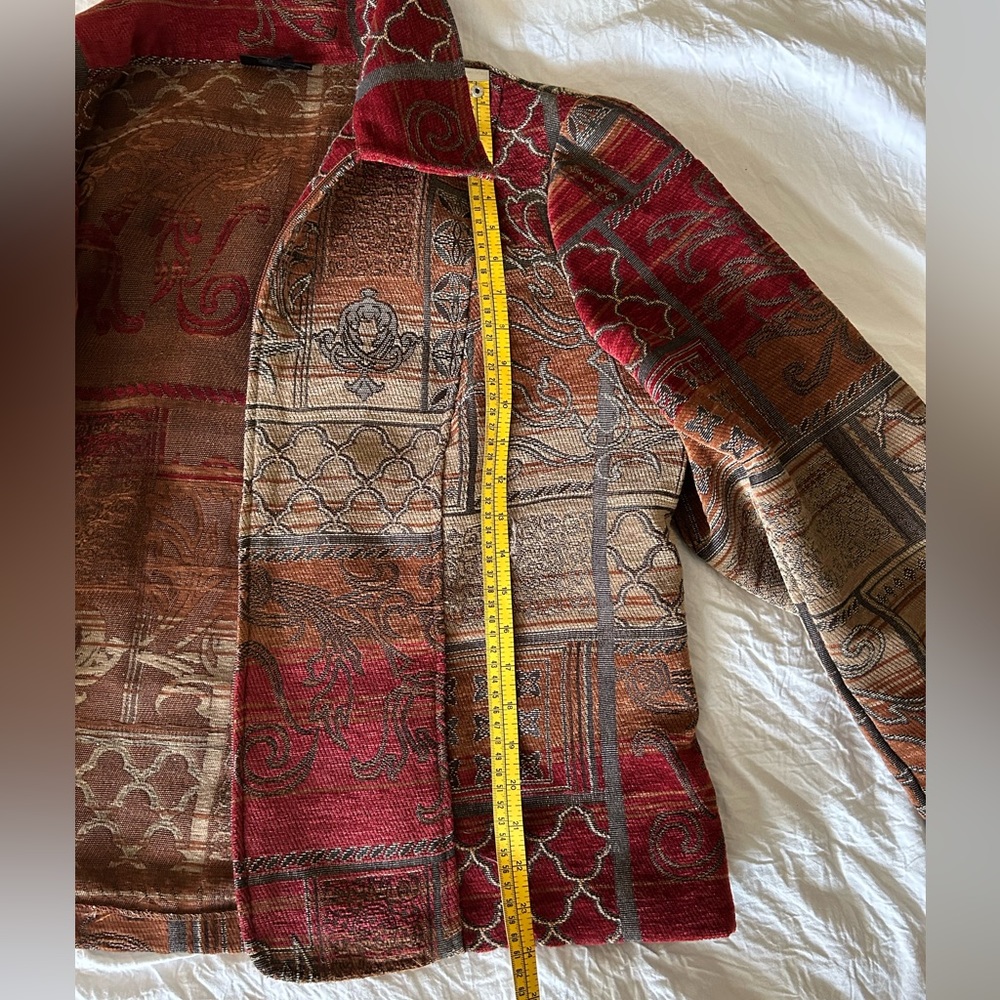 Beautiful Vintage Ladies Zip Up Jacket By Molly A… - image 4